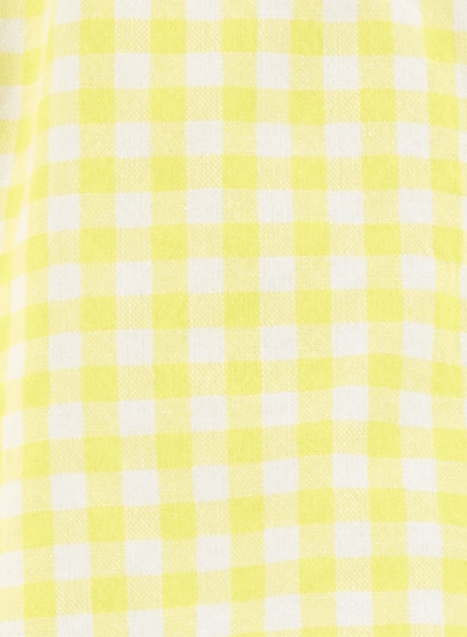 carter's 2-Piece Flutter Tank And Twill Shorts Set Yellow  - Image 2