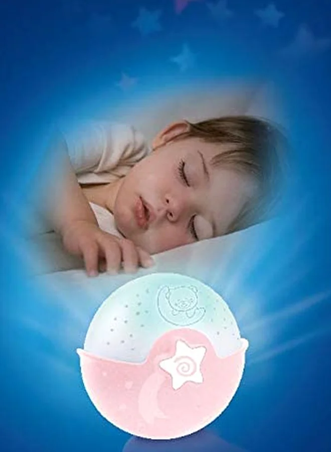 infantino Table-Top Soothing Light And Projector for Up to 3 Months, Pink