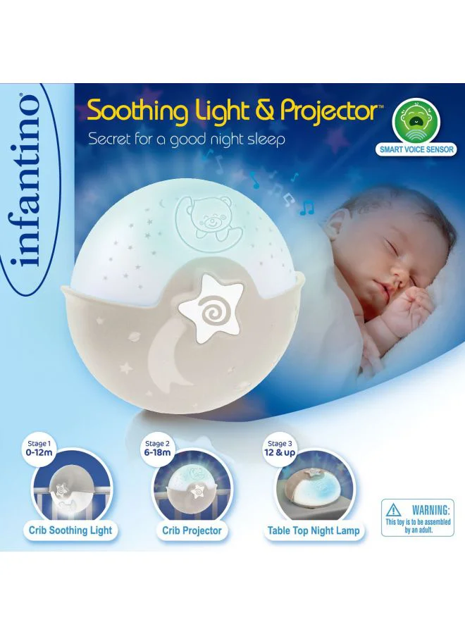 infantino Table-Top Soothing Light And Projector - Grey