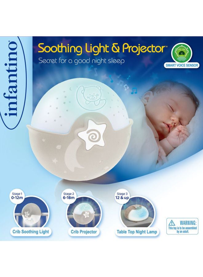 infantino - Table-Top Soothing Light And Projector - Grey - Image 1