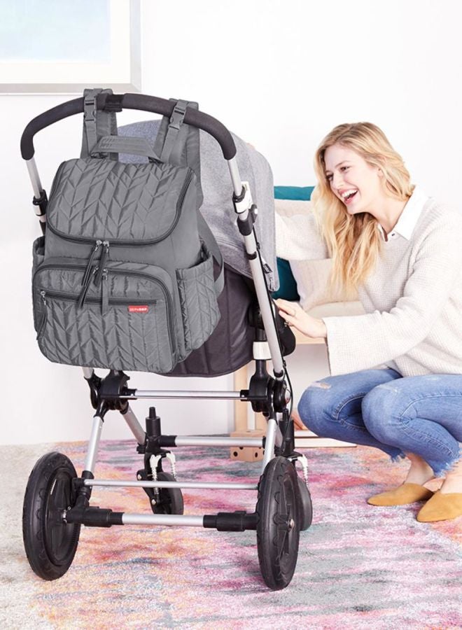 Skip Hop Forma Backpack Diaper Bag - Grey  - Image 4