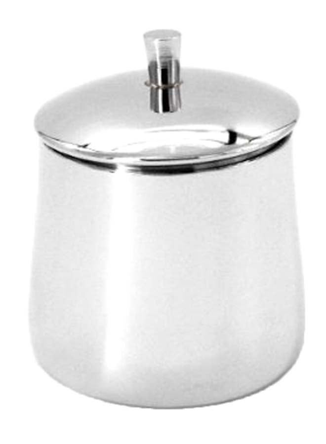 Sugar Pot With Lid Silver 10 x 9cm