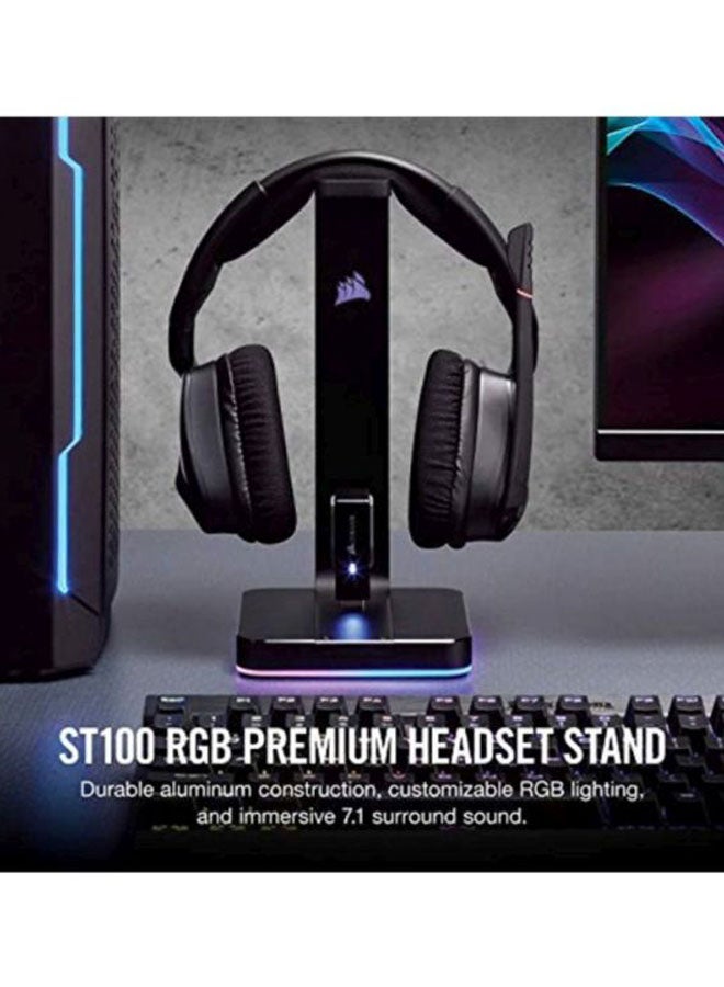 CORSAIR Premium Headset Stand With 7.1 Surround Sound Black - Image 2