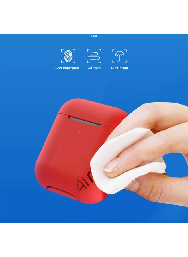 آي تيلكر غطاء حماية واقٍ لسماعة أبل إيربودز 2019 أحمر - Image 5