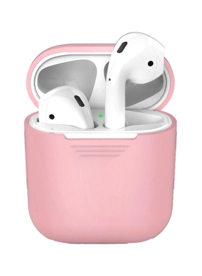 آي تيلكر غطاء حماية واقٍ لسماعة أبل إيربودز 2019 وردي - Image 2