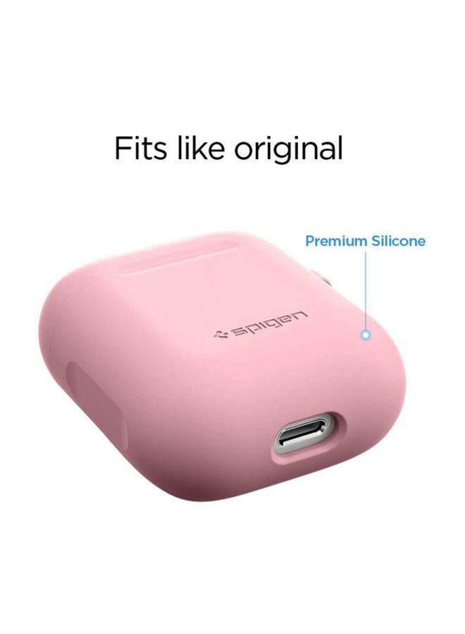 آي تيلكر غطاء حماية واقٍ لسماعة أبل إيربودز 2019 وردي - Image 3