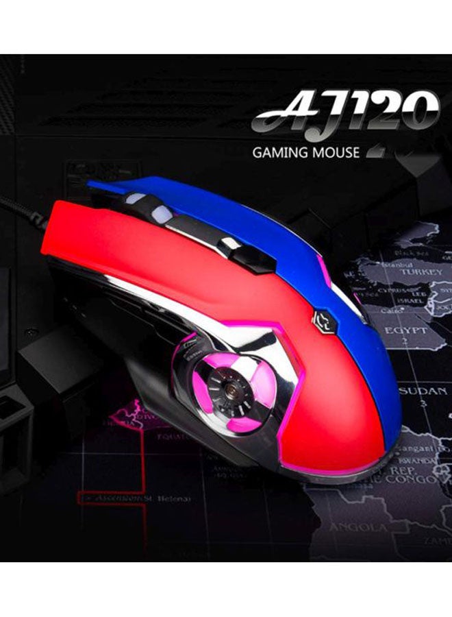 Ajazz AJ120 USB Wired Gaming Mouse Red/Black/Blue - Image 5