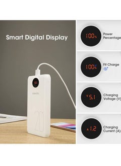 ROMOSS 20000.0 mAh Portable Charger With LED Display SW20 Pro External Battery Pack White  - Image 5