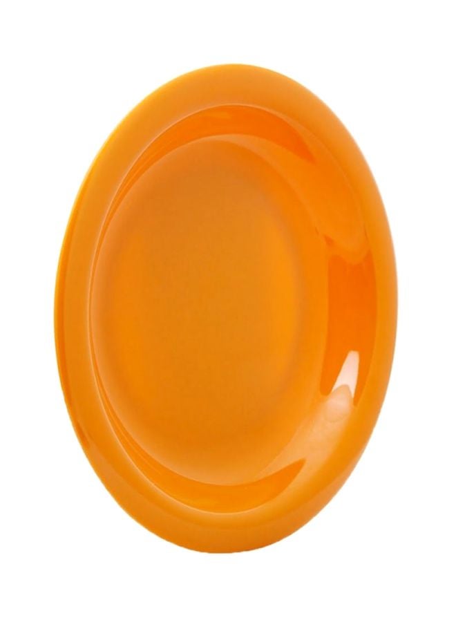 Union Attractive Solid Round Plate Orange - Image 2