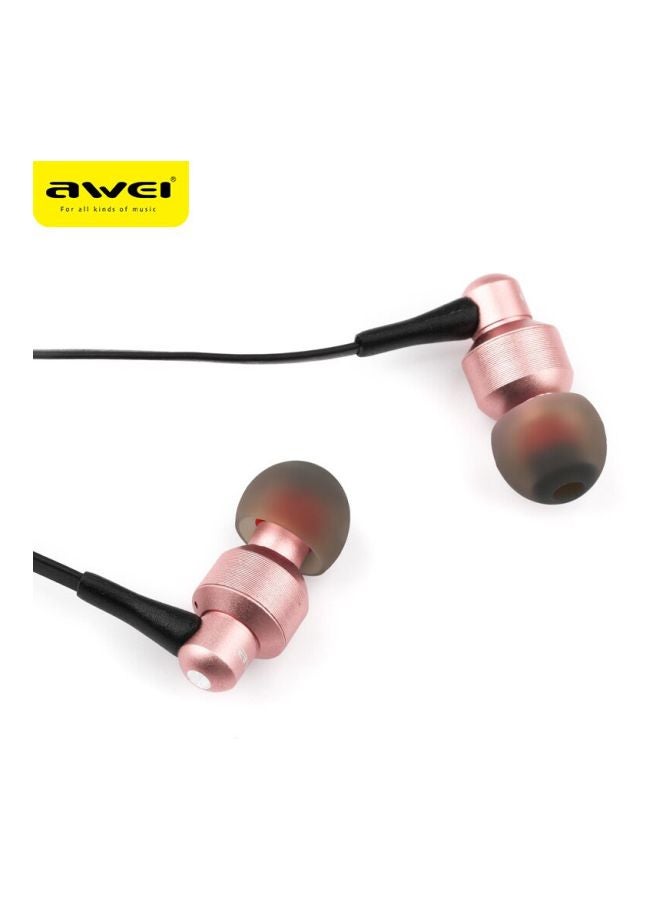 أوي سماعة أذن داخلية ذهبي وردي/أسود - Image 2