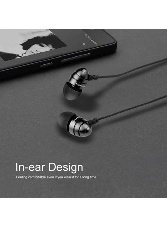 Awei In-Ear Earphone Black - Image 3