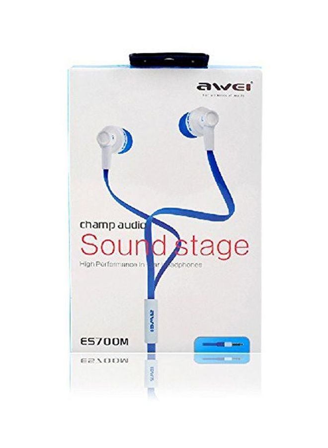 Awei In-Ear Earphone Sky Blue/White - Image 5
