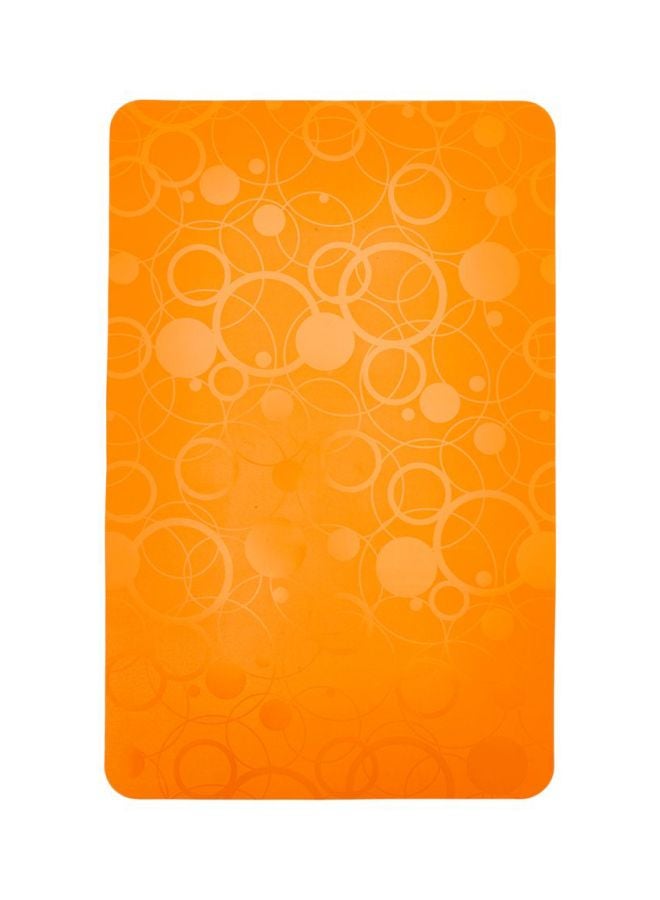 Kuber Industries 6 Piece PVC Dining Table Place Mat Set Orange - Image 2