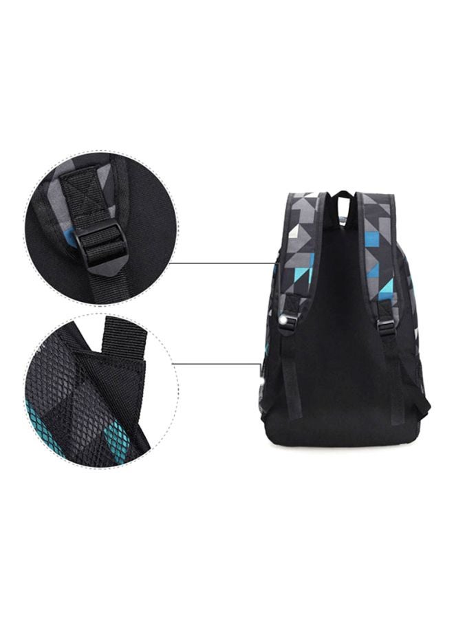 FORTNITE Vintage Zipper Lunch Double Shoulder Backpack Multicolour  - Image 2