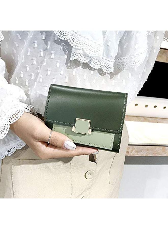 Y&D - PU Leather Wallet Dark Green - Image 1