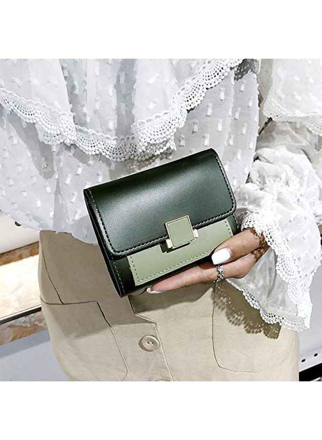 Y&D - PU Leather Wallet Dark Green - Image 1