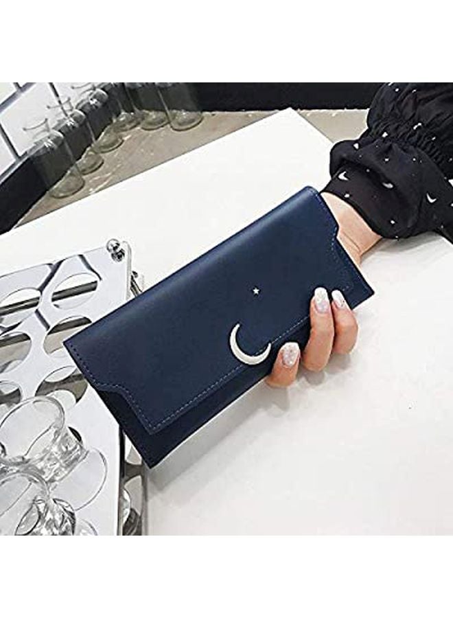 Y&D - Leather Clutch Blue - Image 1
