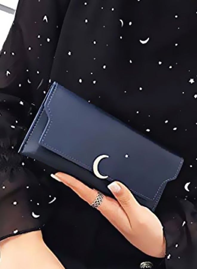 Y&D - Leather Clutch Blue - Image 1