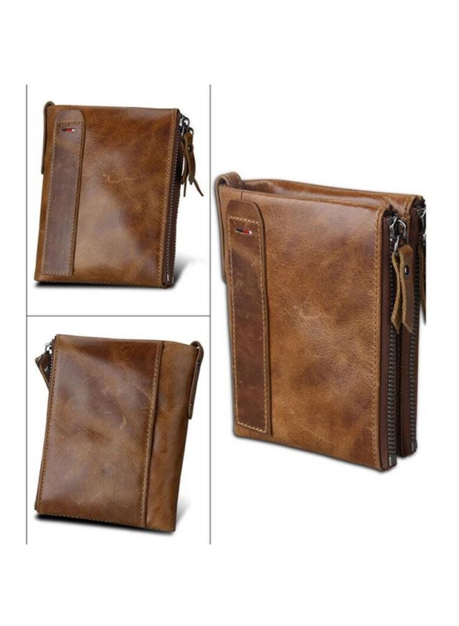 TOEON Leather Wallet Brown - Image 2