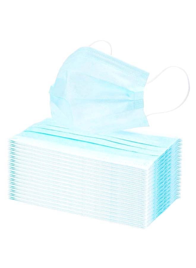 50-Piece Triple Layer Disposable Face Mask Set - Image 1