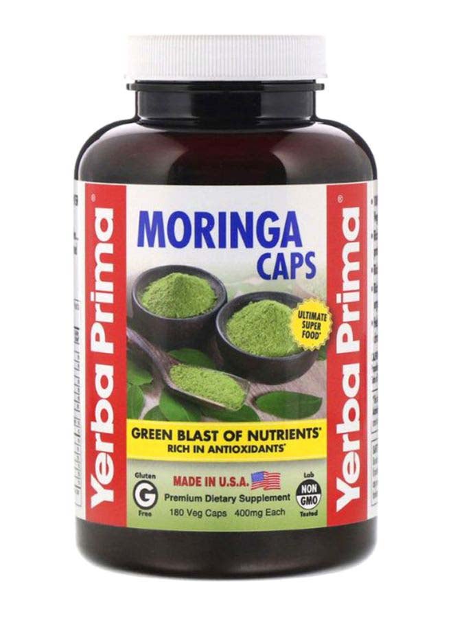 Moringa Caps 400 mg, 180 Veg Caps - v1593706647/N38995557A_1