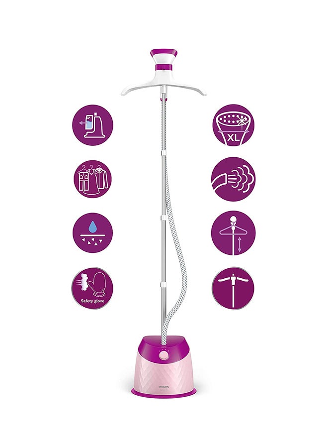 فيليبس جهاز كي بالبخار إيزي تاتش بلس للملابس 1.2 L 1600.0 W GC514/46 أبيض/ وردي - Image 3