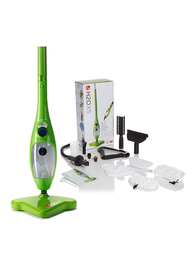 اتش 2 او ممسحة بخارية 5 في 1 بقدرة 1300 وات 0.05 L 1300 W X5 أخضر  - Image 3