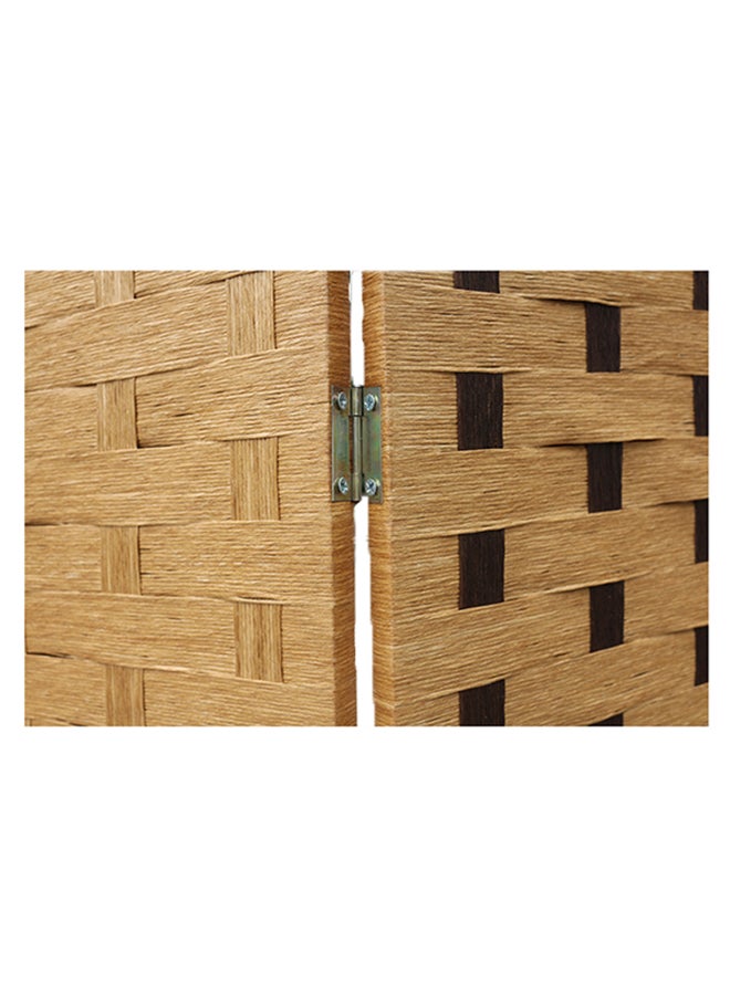 Generic Foldable Room Divider Beige/Brown 180 x 200centimeter  - Image 4