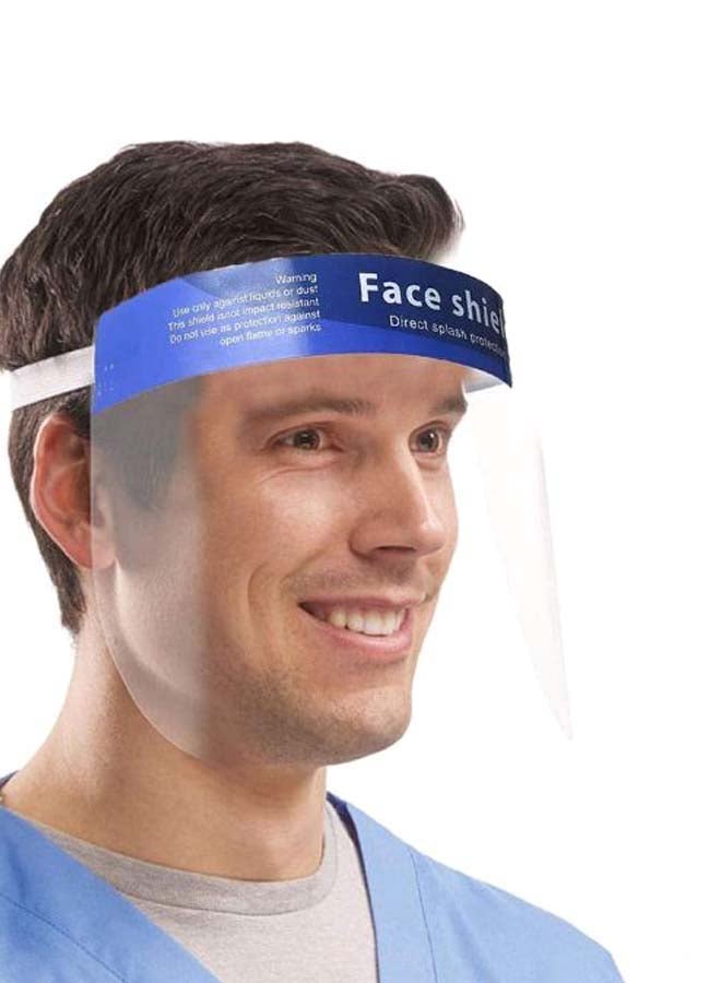 Splash Protection Transparent Full Face Shield - Image 2