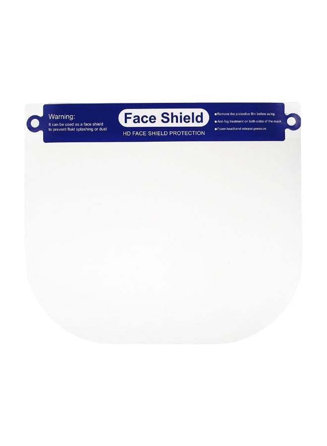 Pack Of 5 Splash Protection Transparent Full Face HD Shield - Image 1