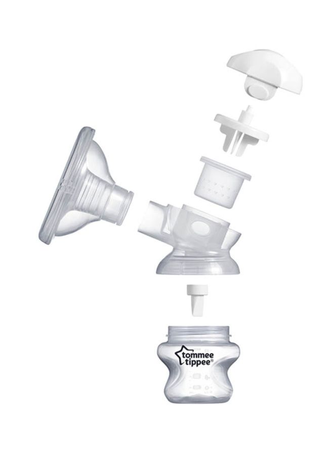 tommee tippee - Closer To Nature Electric Breast Pump Kit - White/Clear - Image 1