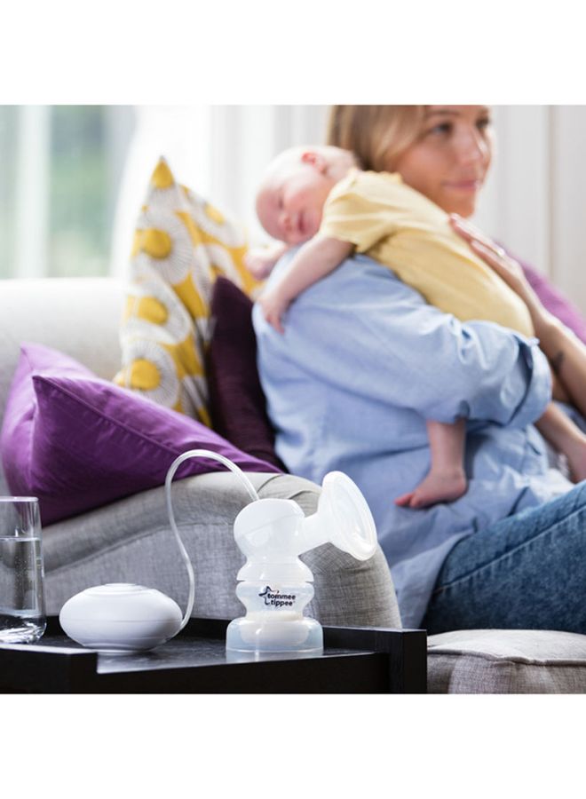 tommee tippee - Closer To Nature Electric Breast Pump Kit - White/Clear - Image 1