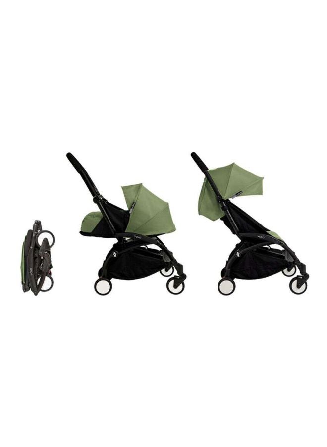 BABYZEN - YOYO Complete Stroller Set - Black Frame With Colour Pack, 6+ Months - Peppermint - Image 1