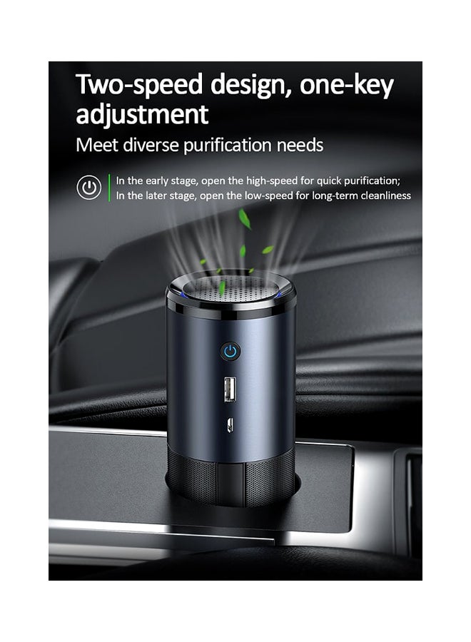 Usams Portable UVC Air Purifier US-ZB169 Grey - Image 5