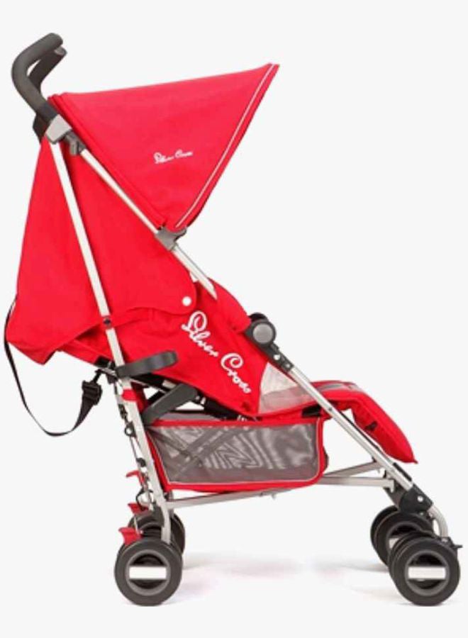 mothercare - Silver Cross Zest Stroller, Lightweight And Compact - Red - Image 1