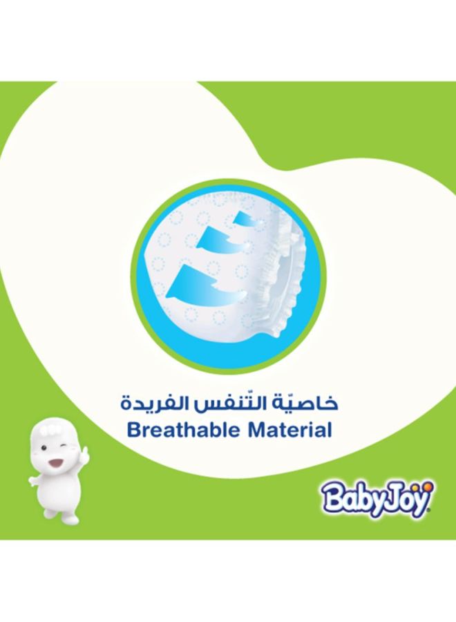 BabyJoy Baby Diapers, Size 3, 6 - 12 Kg, 156 Count (52 x 3) - Medium, Breathable Material, Compressed, Cotton Touch  - Image 2