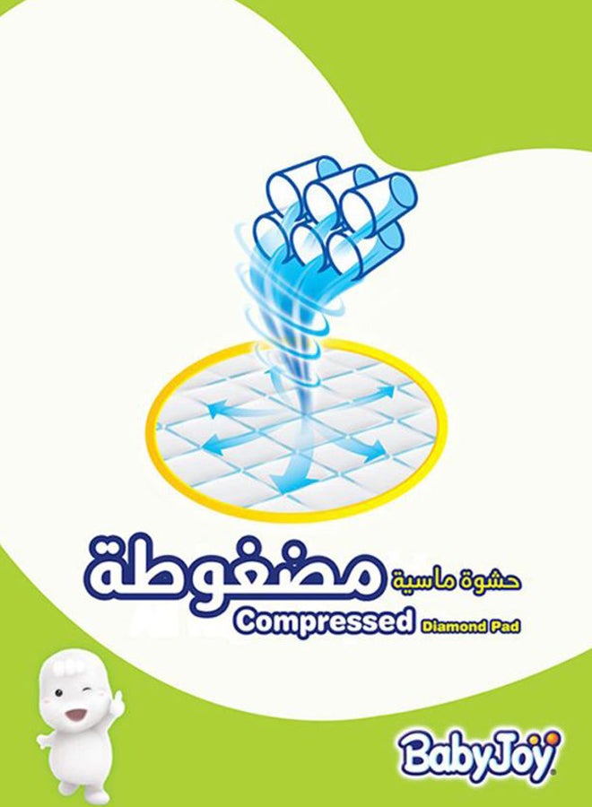BabyJoy - Baby Diapers, Size 2, 3.5 - 7 Kg, 176 Count (44 x 4) - Compressed, Breathable Material - Image 1