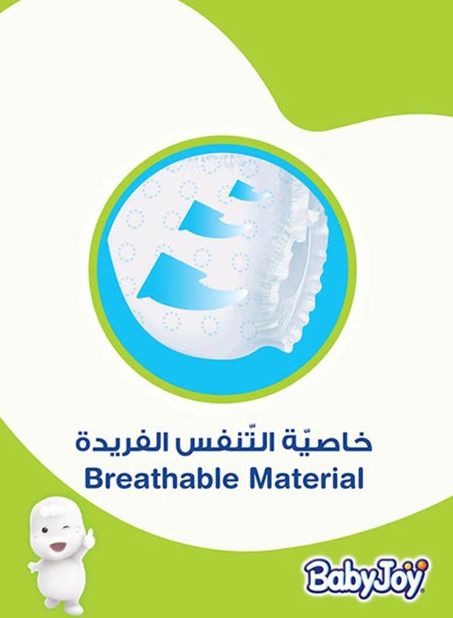 BabyJoy - Baby Diapers, Size 2, 3.5 - 7 Kg, 176 Count (44 x 4) - Compressed, Breathable Material - Image 1