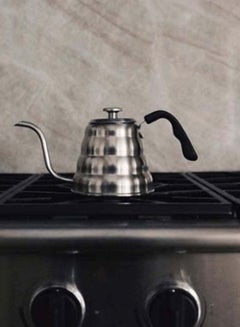 Barista Warrior Gooseneck Pour Over Coffee Kettle Silver  - Image 2