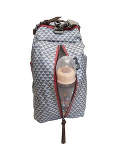 BEABA Sydney Ii Baby Changing Bag Diaper Bag For Babies And Newborn, Large Capacity, Baby Changing Mat, Isothermal Lunch Pouch Buggy Attachment System Grey , Corail, Blue  - Image 3