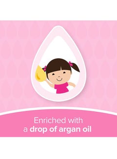 Johnson's No More Tears Kids Shiny Drops Shampoo With Drop Of Argan Oil- 750 ml  - Image 4