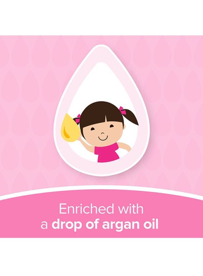 Johnson's - No More Tears Kids Shiny Drops Shampoo With Drop Of Argan Oil- 750 ml - Image 1