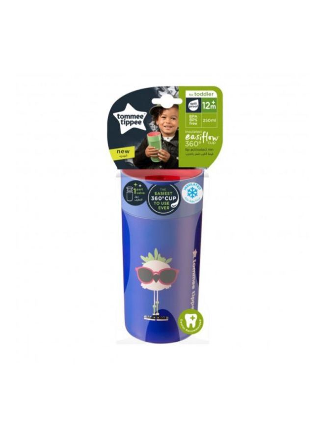 tommee tippee - Easiflow Insulated 360 Degree Sippy Cup, 250 mL - Multicolor- TT44721617 - Image 1