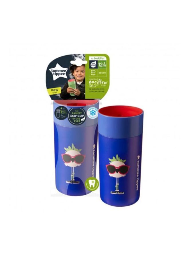 tommee tippee - Easiflow Insulated 360 Degree Sippy Cup, 250 mL - Multicolor- TT44721617 - Image 1