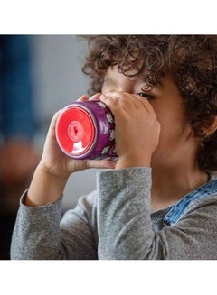 tommee tippee No Knock Trainer Cup for Toddlers with Clevergrip Base, 190 mL - Purple/White, TT44730775  - Image 3