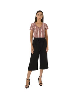 R&B Polyester Crop Top Dusty Pink  - Image 4