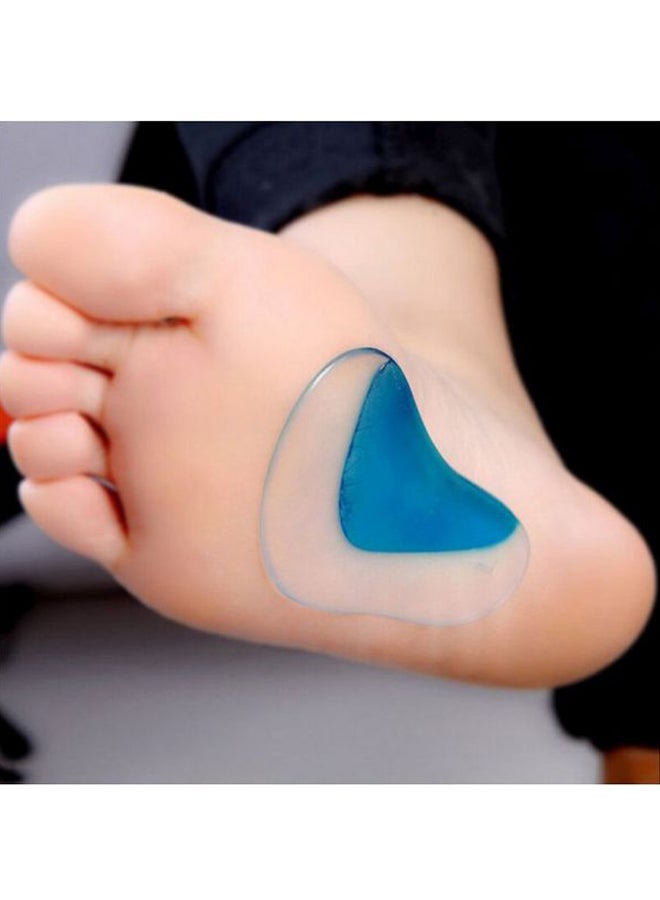 OUTAD - Arch Orthotic Support Insoles Transparent Blue - Image 1