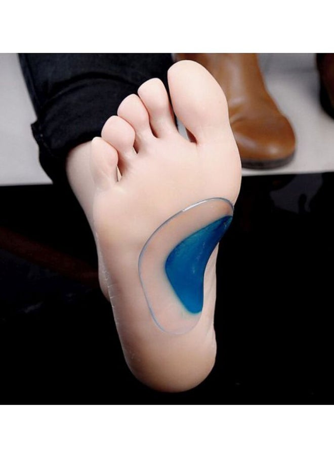 OUTAD - Arch Orthotic Support Insoles Transparent Blue - Image 1