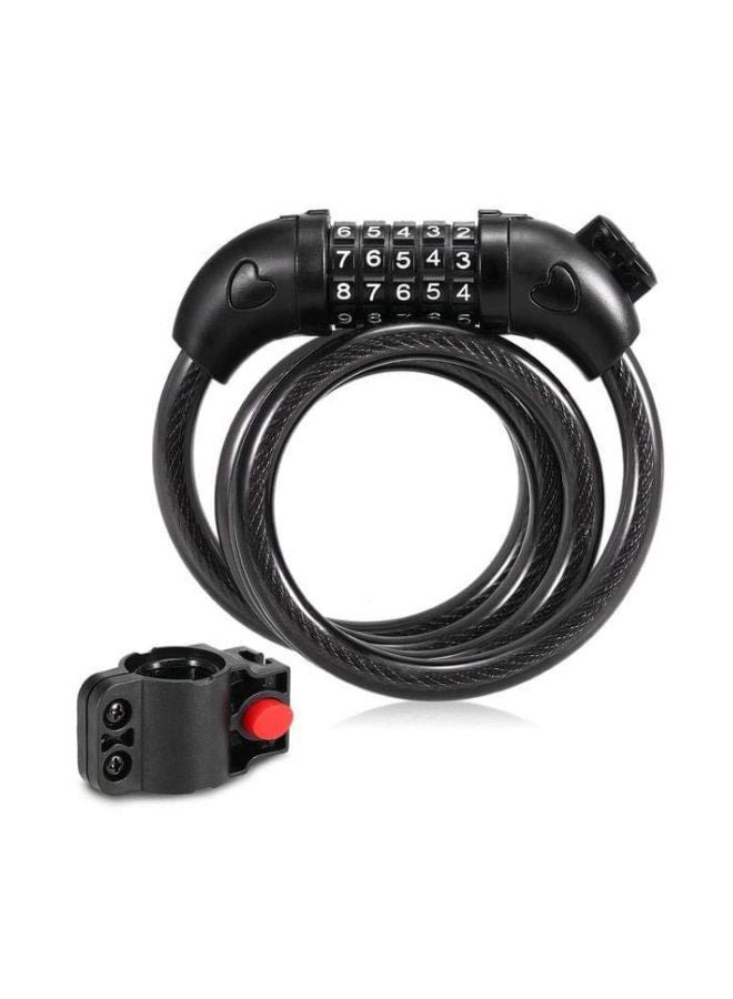 5-Digit Code Combination Bike Lock Cable 1.2meter 1.2meter - v1593764241/N19901951A_2