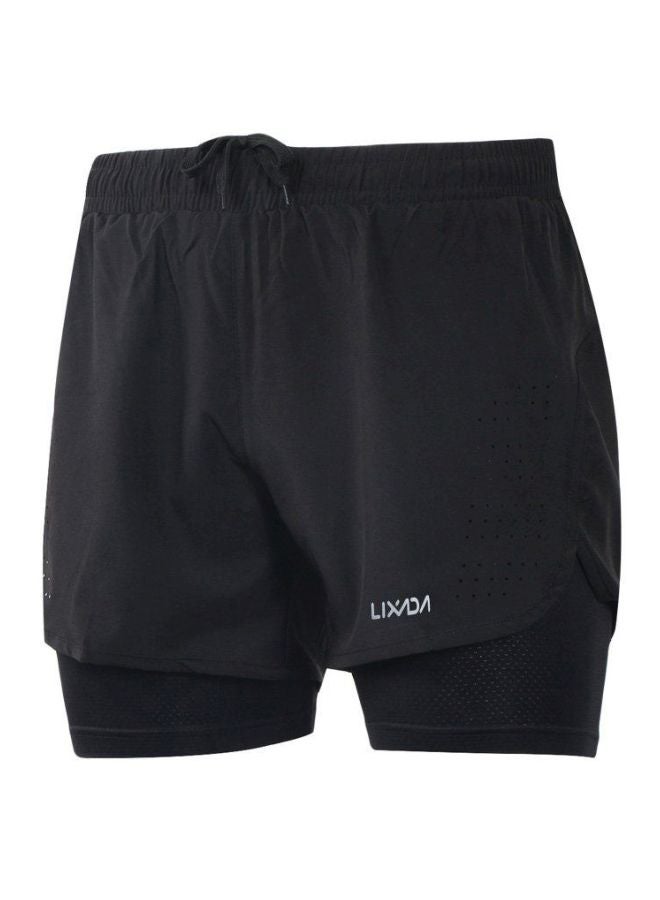 LIXADA - 2-In-1  Breathable Jogging Cycling Shorts With Longer Liner - Image 1